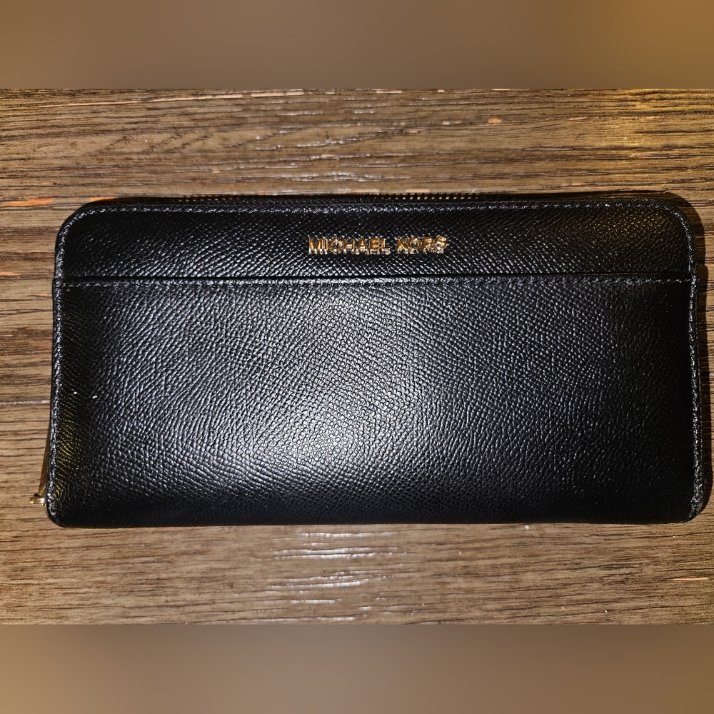 Michael Kors Black Leather Wallet